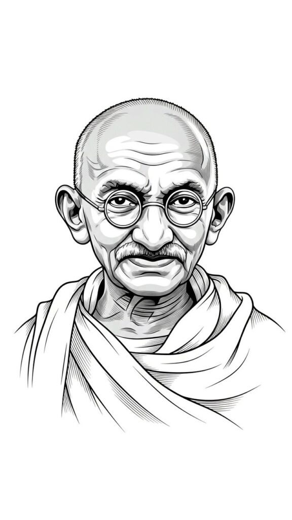 Gandhi3-5-576x1024 Mahatma Gandhi: Inspiring Journey of India’s Greatest Freedom Fighter