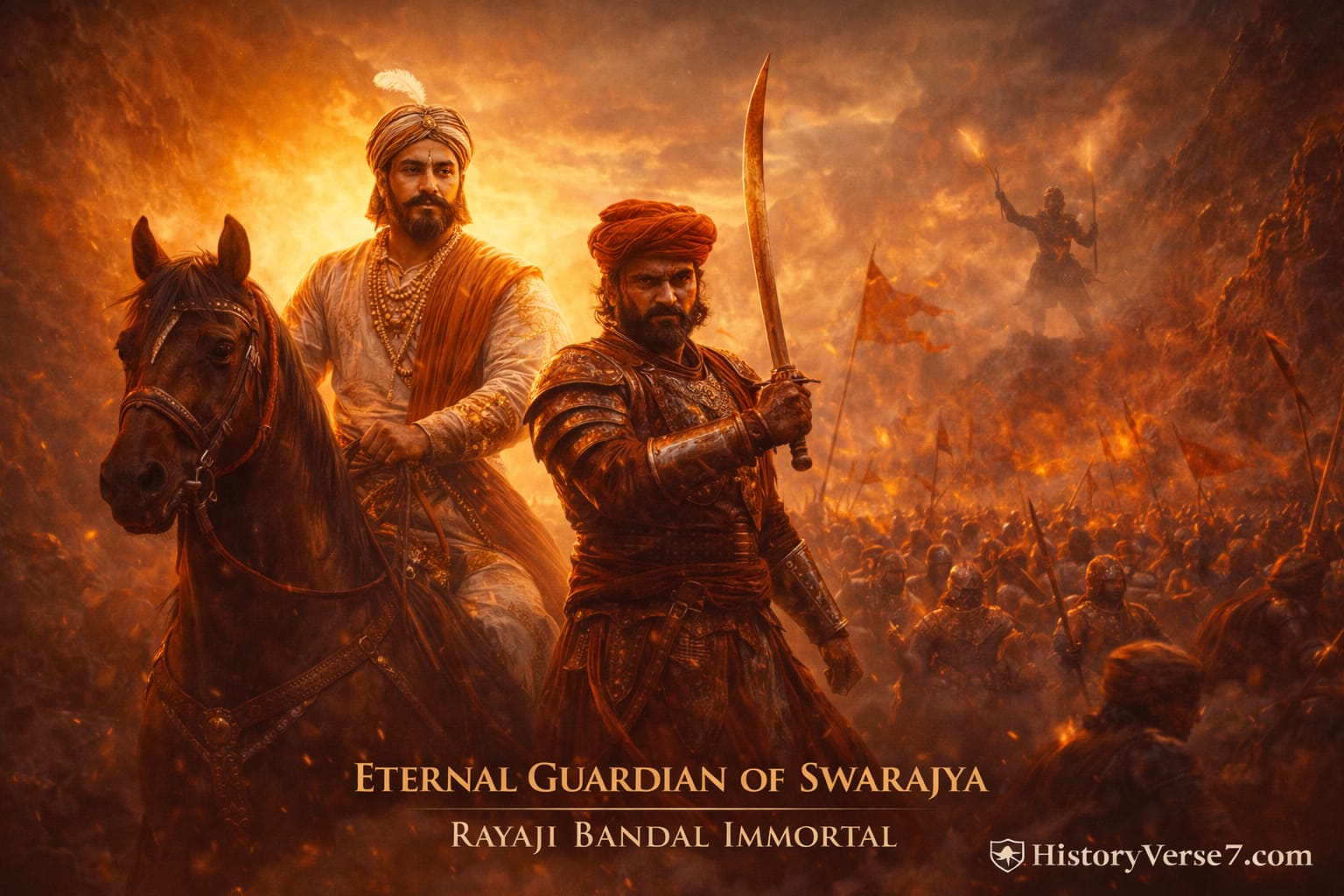 Read more about the article 👑⚔️ Sardar Rayaji Bandal: 12 Unbreakable & Untold Facts — पावनखिंड के अजेय शूरवीर और शिवाजी महाराज के अदम्य, भरोसेमंद सेनानायक! 🛡️🔥🚩