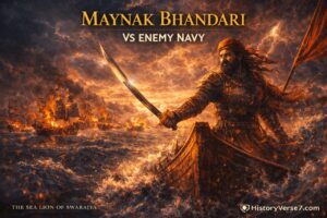 Read more about the article 👑⚓ Maynak Bhandari: 9 Unbreakable, Legendary & Untold Facts — शिवाजी महाराज के अद्भुत नौसेना सुभेदार और खांदेरी के अजेय विजेता! 🛡️🔥🌊