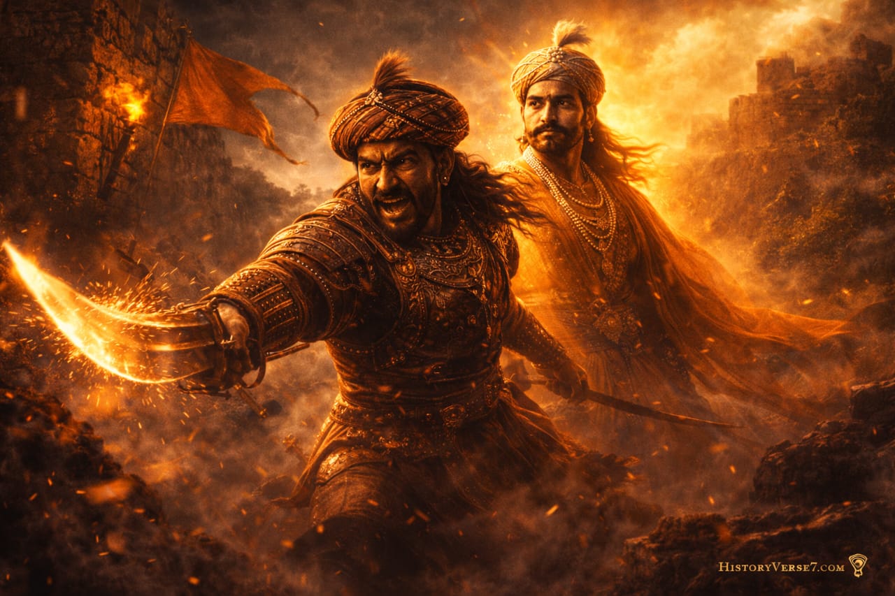 Read more about the article 👑⚔️ Jiva Mahala: 7 Unbreakable, Legendary & Untold Facts — प्रतापगढ़ में शिवाजी महाराज के अजेय, अद्भुत और अमर प्राणरक्षक! 🛡️🔥🚩