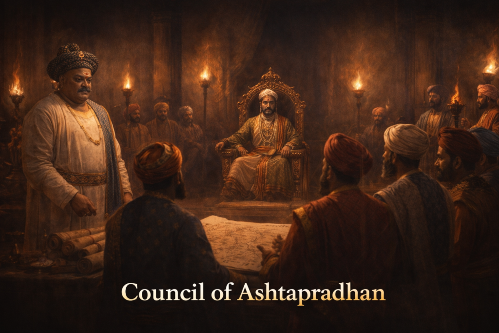 blog2-9-1024x683 👑⚔️ Annaji Datto Sacheev: 15 Unbreakable, Legendary & Verified Facts — 1647–1681 तक शिवाजी महाराज के अष्टप्रधानों का अडिग नीति-स्तंभ!