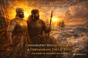 Read more about the article 👑⚔️ 12 Unbreakable, Legendary & Untold Facts: Daryasarang Daulat Khan — मराठा नौसेना का पहला सरखेल और समुद्र का अजेय, अपराजेय अदृश्य कवच! 🛡️🔥🌊