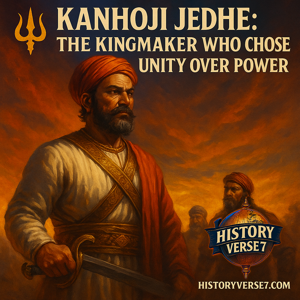 Read more about the article 👑⚔️ 7 Powerful Reasons Why Kanhoji Jedhe Became the Pillar of Maratha Swarajya – मराठा स्वराज्य का ‘अनकहा स्तंभ’