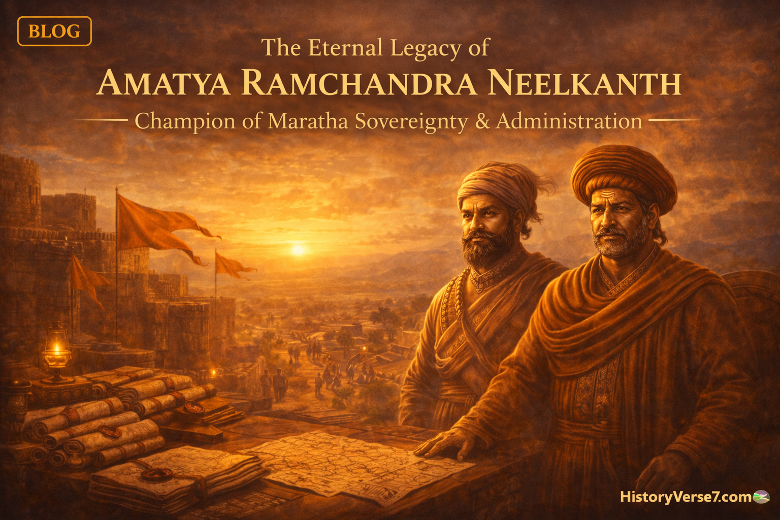 You are currently viewing 👑⚔️ Ramchandra Neelkanth Amatya: 9 Verified, Legendary & Legacy-Driven Facts — हुकुमतपनाह, स्वराज्य की नीति-रीढ़ और सर्वोच्च, दूरदर्शी प्रशासक! 🛡️🔥🚩