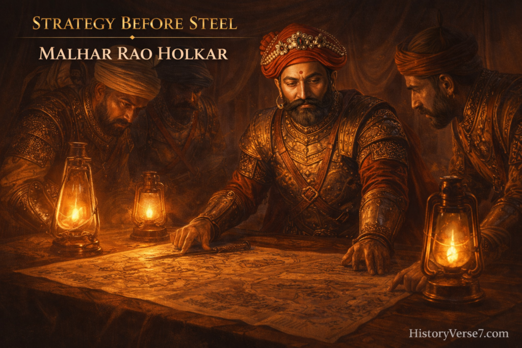 blog3-6-1024x683 👑⚔️ Malhar Rao Holkar: 9 Unbreakable, Legendary & Untold Stories — मराठा साम्राज्य के महान योद्धा की वीरता, रणनीति और अमर विरासत! 🛡️🔥