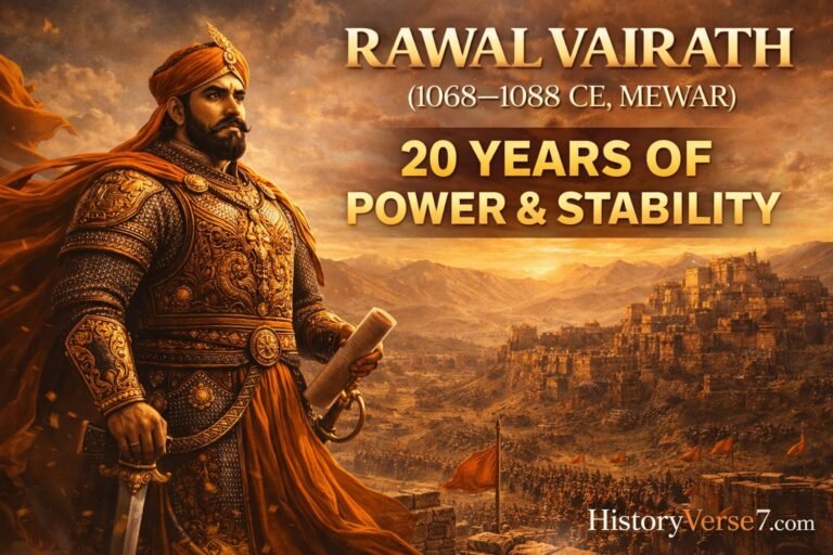 Powerful Rawal Vairath (1068–1088 CE) — The Untold True Story of Mewar’s 20-Year Political Triumph