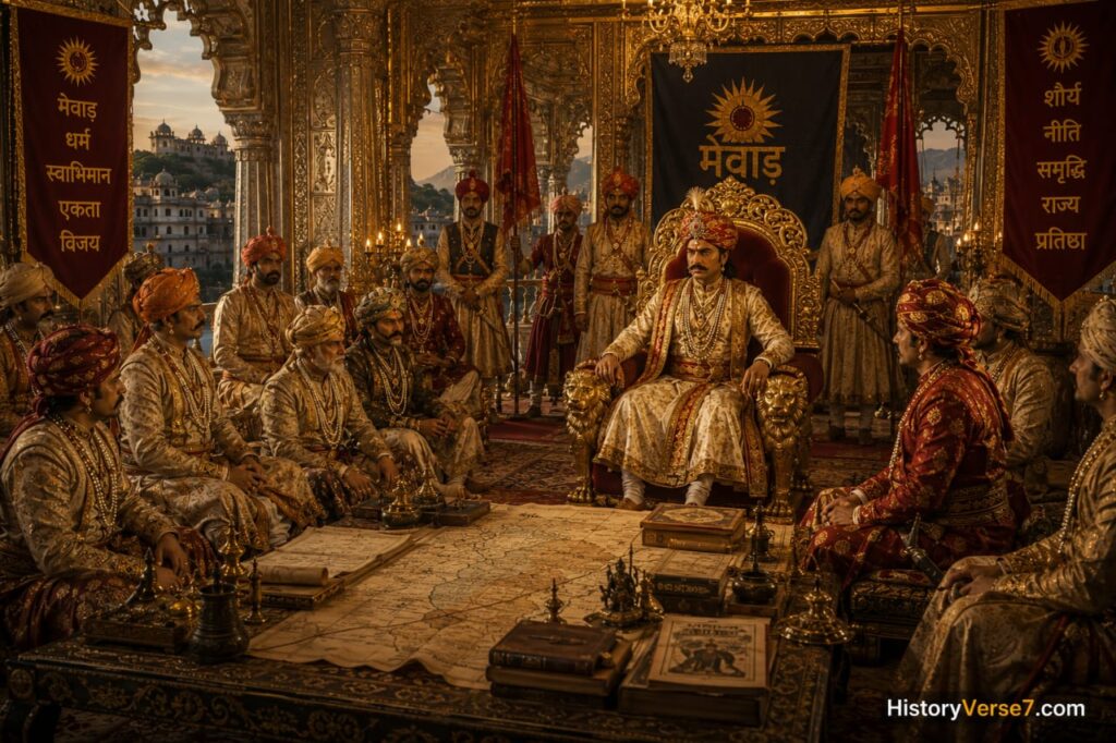 BLOG8-13-1024x682 Maharana Jagat Singh II (1734–1751 CE): The Fearless Architect of Rajput Unity Who Faced the Maratha Crisis in 17 Remarkable Years