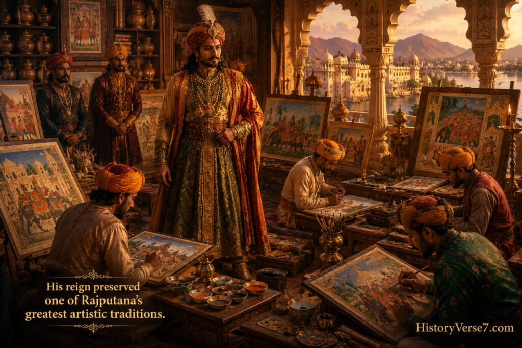 blog8-10-1024x682 Resilient Maharana Jai Singh (1680–1698 CE): The Courageous Ruler of Mewar Who Defied Aurangzeb and Preserved a Golden Artistic Legacy in 18 Remarkable Years
