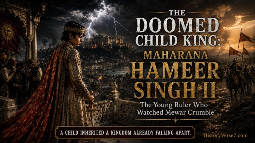 blog8-2-1024x576 Maharana Hameer Singh II: The Doomed Child King Who Watched Mewar Crumble (1773–1778 CE)