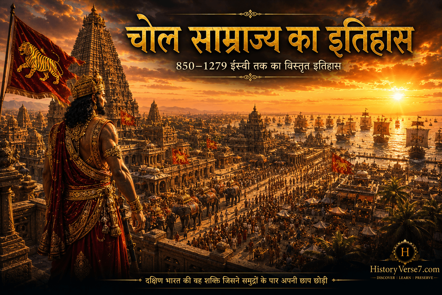 Read more about the article चोल साम्राज्य का इतिहास: 850–1279 ईस्वी तक का विस्तृत इतिहास