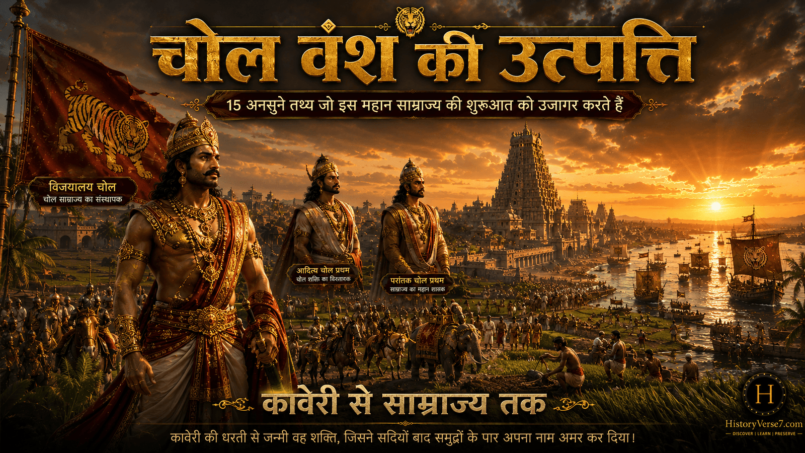 चोल वंश की उत्पत्ति