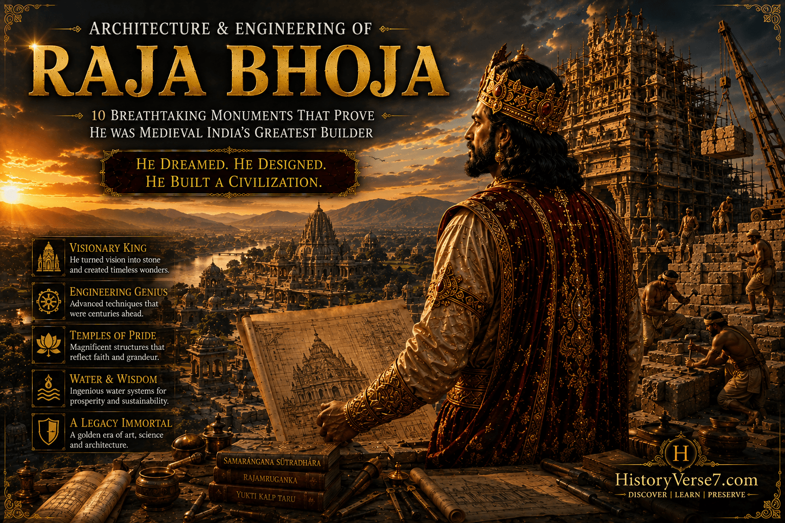 Architecture and Engineering of Raja Bhoja