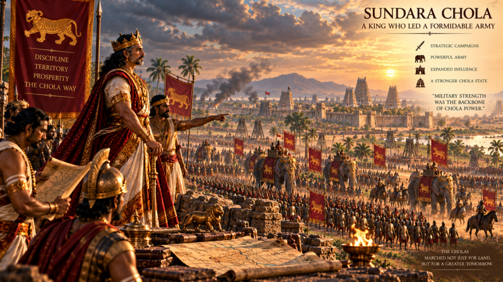 3-Sundara-Chola-with-his-army-1024x576 Sundara Chola and the Chola Succession Crisis: 10 Historical Truths About the King History Almost Forgot