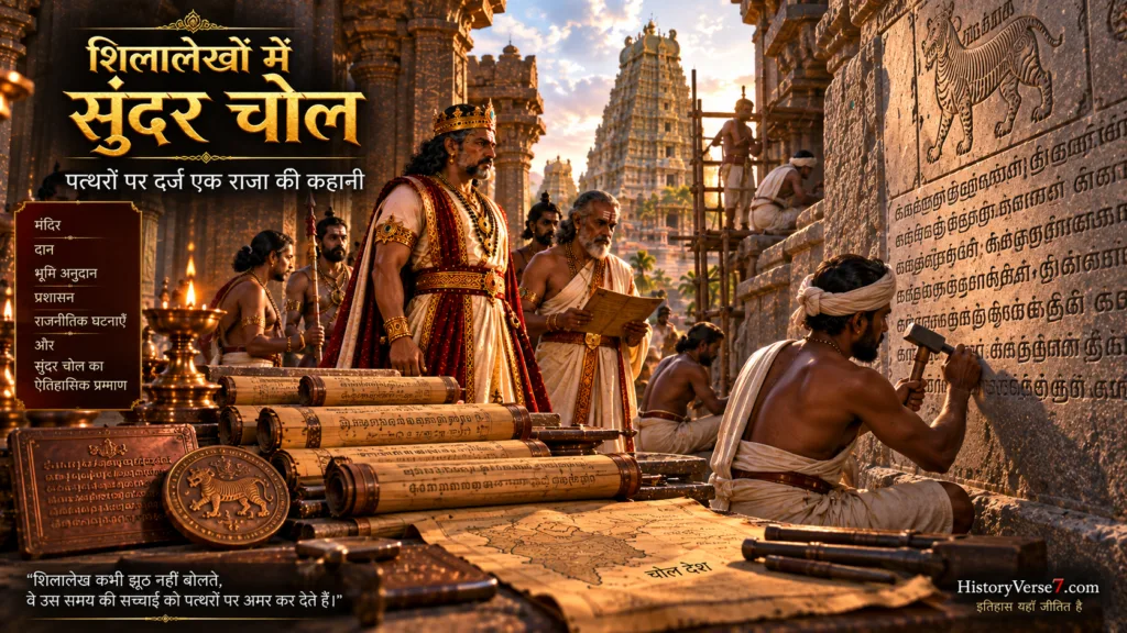 3-सुंदर-चोल-काल-का-शिलालेख-1024x576 सुंदर चोल का इतिहास: 10 ऐतिहासिक प्रमाण और चोल उत्तराधिकार की अनकही कहानी