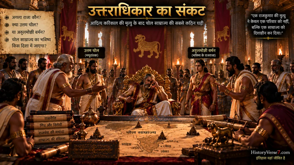 7-चोल-उत्तराधिकार-संकट-1024x576 सुंदर चोल का इतिहास: 10 ऐतिहासिक प्रमाण और चोल उत्तराधिकार की अनकही कहानी