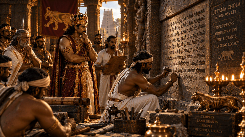 Chola-inscription-from-Uttama-Cholas-reign-1024x576 Uttama Chola: 8 Powerful Truths About the Forgotten King Between Sundara Chola and Rajaraja Chola