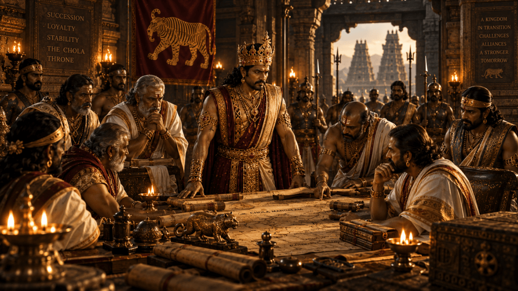 Uttama-Chola-during-a-succession-crisis-1-1024x576 Uttama Chola: 8 Powerful Truths About the Forgotten King Between Sundara Chola and Rajaraja Chola